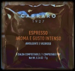 Кофе в чалдах Carraro Aroma e Gusto Intenso (Карраро Арома э Густо Интенсо)      для приготовления в кофемашине для кафе