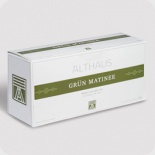 Премиальный Чай в пакетиках для чайников Althaus Grun Matinee (Грюн Матинэ) 15 пакетиков по 4 г для кафе