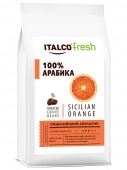 Кофе в зернах ITALCO Сицилийский апельсин (Sicilian orange) ароматизированный, 375 г      для приготовления в гейзерной кофеварке для дома