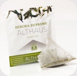 Премиальный Чай в пирамидках Althaus Sencha Supreme (Сенча Суприм) 15 шт для кафе