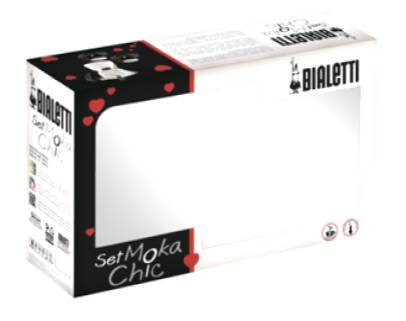 Подарочный набор Bialetti Moka Chic с двумя чашками