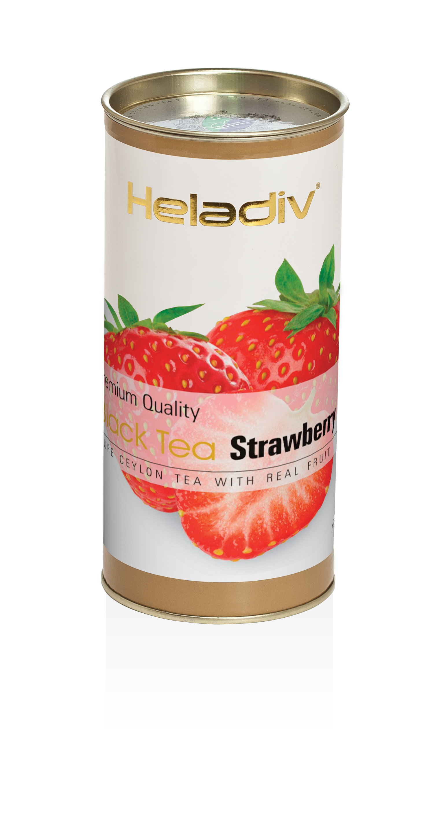 Чай листовой heladiv strawberry 100 г в тубе