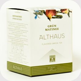 Чай в пирамидках Althaus Grün Matinee (Грюн Матинэ) 15 шт по 2,75 г