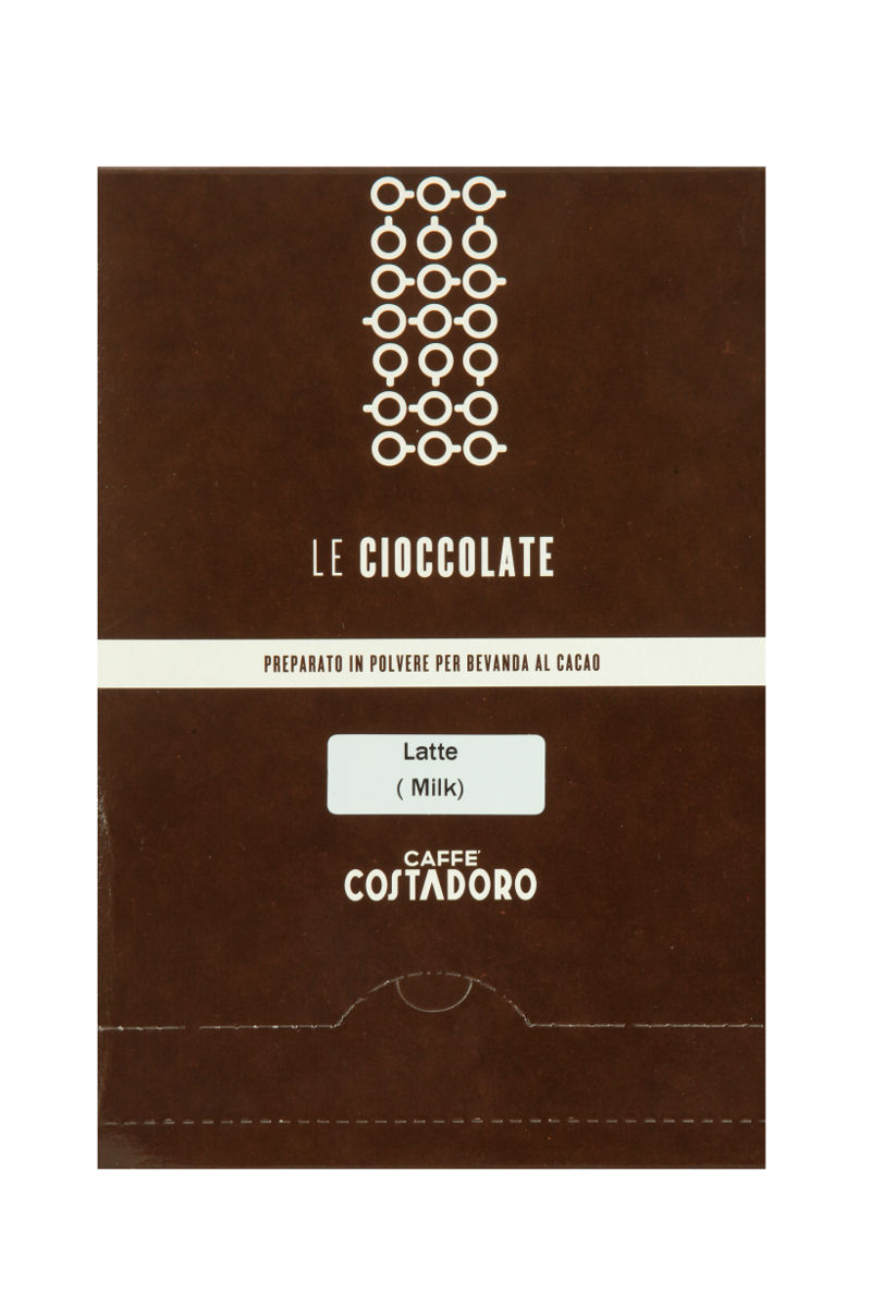 Какао Costadoro  Milk Chocolate (молочный)  25 саше по 30 гр
