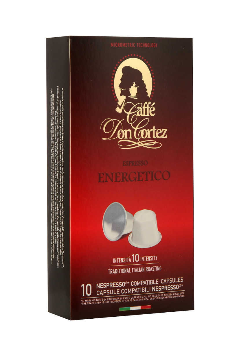 Кофе в капсулах системы Nespresso Don Cortez Energetico10 шт.