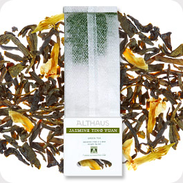 Чай в пакетиках для чайников Althaus Jasmine Ting Yauan (Альтхаус) 15 пакетиков по 4 г