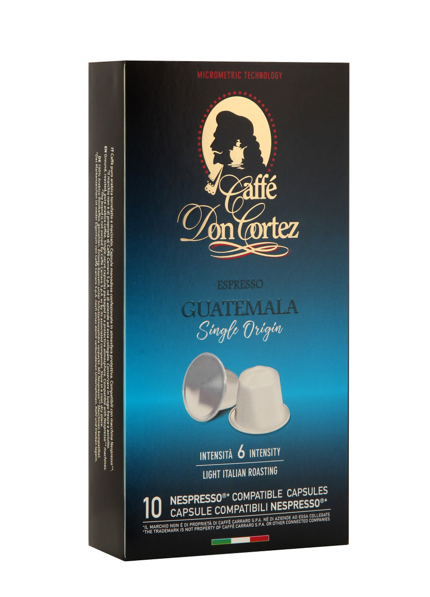 Кофе в капсулах системы Nespresso  Don Cortez Guatemala 10 шт.