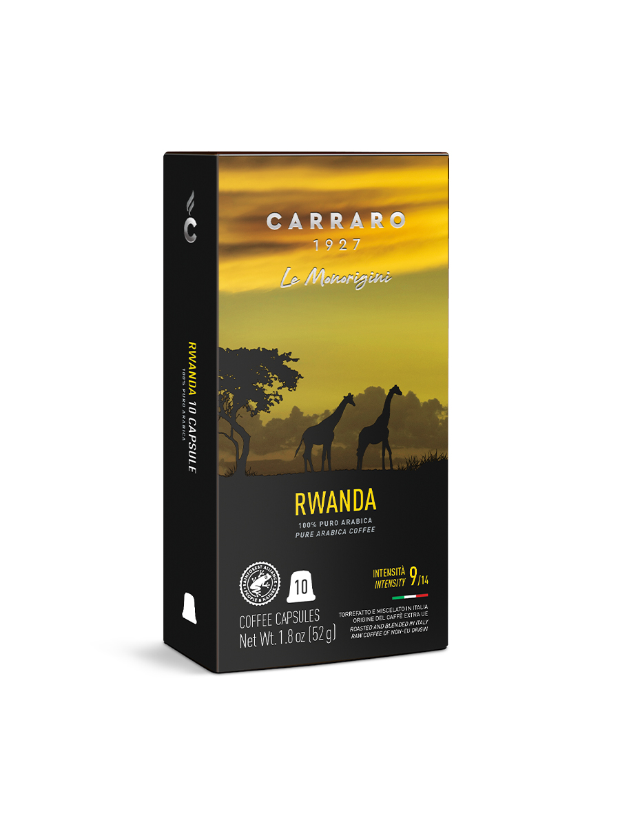 Кофе в капсулах системы Nespresso Carraro RWANDA 10 шт.