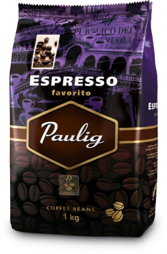 Кофе в зернах Paulig Espresso Favorito (Паулиг Эспресо Фаворито) 1 кг