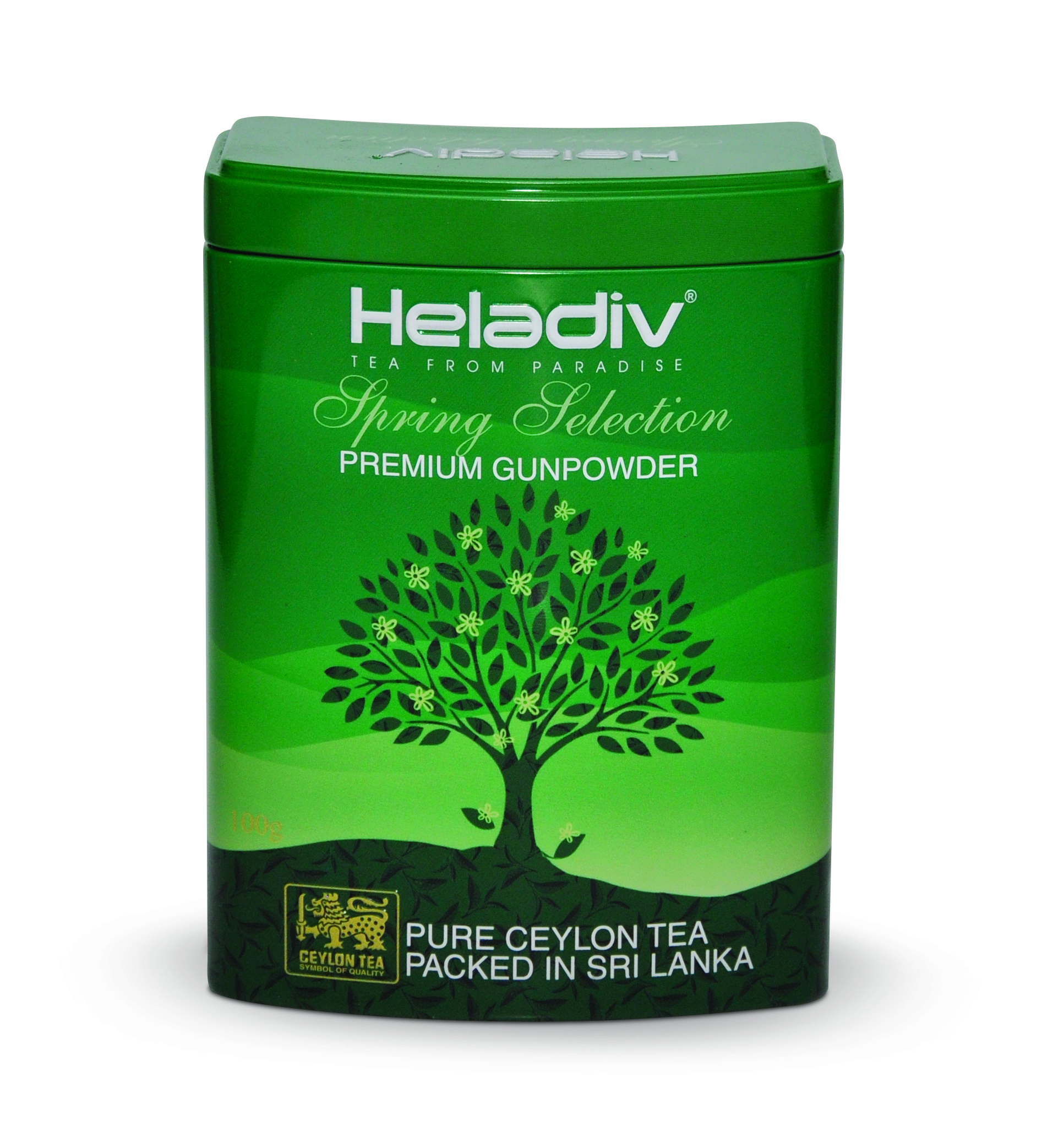 Чай зеленый листовой HELADIV SELECTION SPRING (GUNPOWDER) ж/б 100 gr