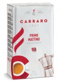 Популярный Кофе молотый Carraro Primo Mattino 250 г      для приготовления в гейзерной кофеварке