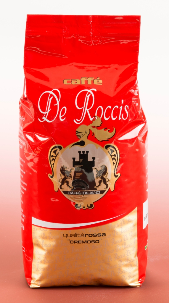 Кофе в зернах Caffe De Roccis Rossa-Red (Кофе Де Роччис Росса-Ред) 500 г