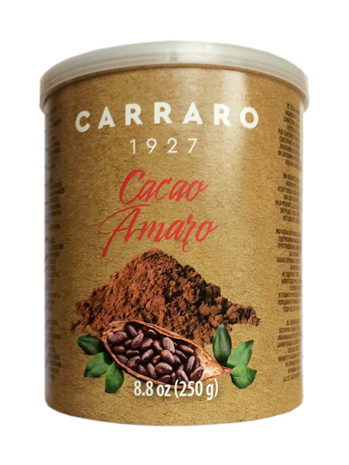 Растворимое какао Carraro Cacao Amaro в тубе, 250 г 