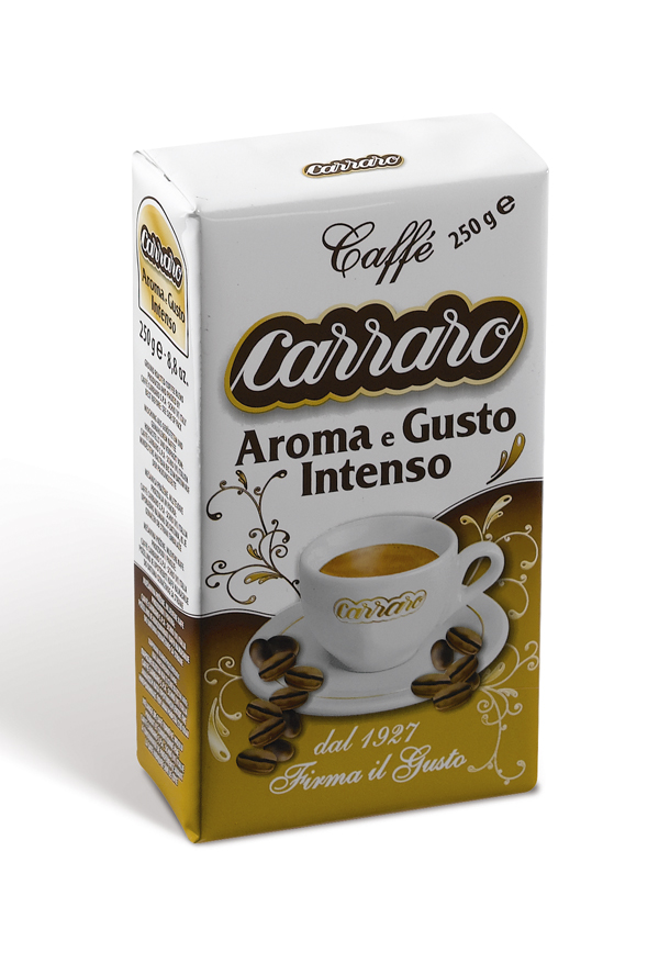 Кофе молотый Carraro Aroma&Gusto (Карраро Арома густо интенсо) 250 г