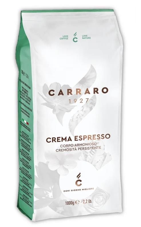 Кофе в зернах Carraro Crema Espresso (Карраро Крема Эспрессо) 1 кг