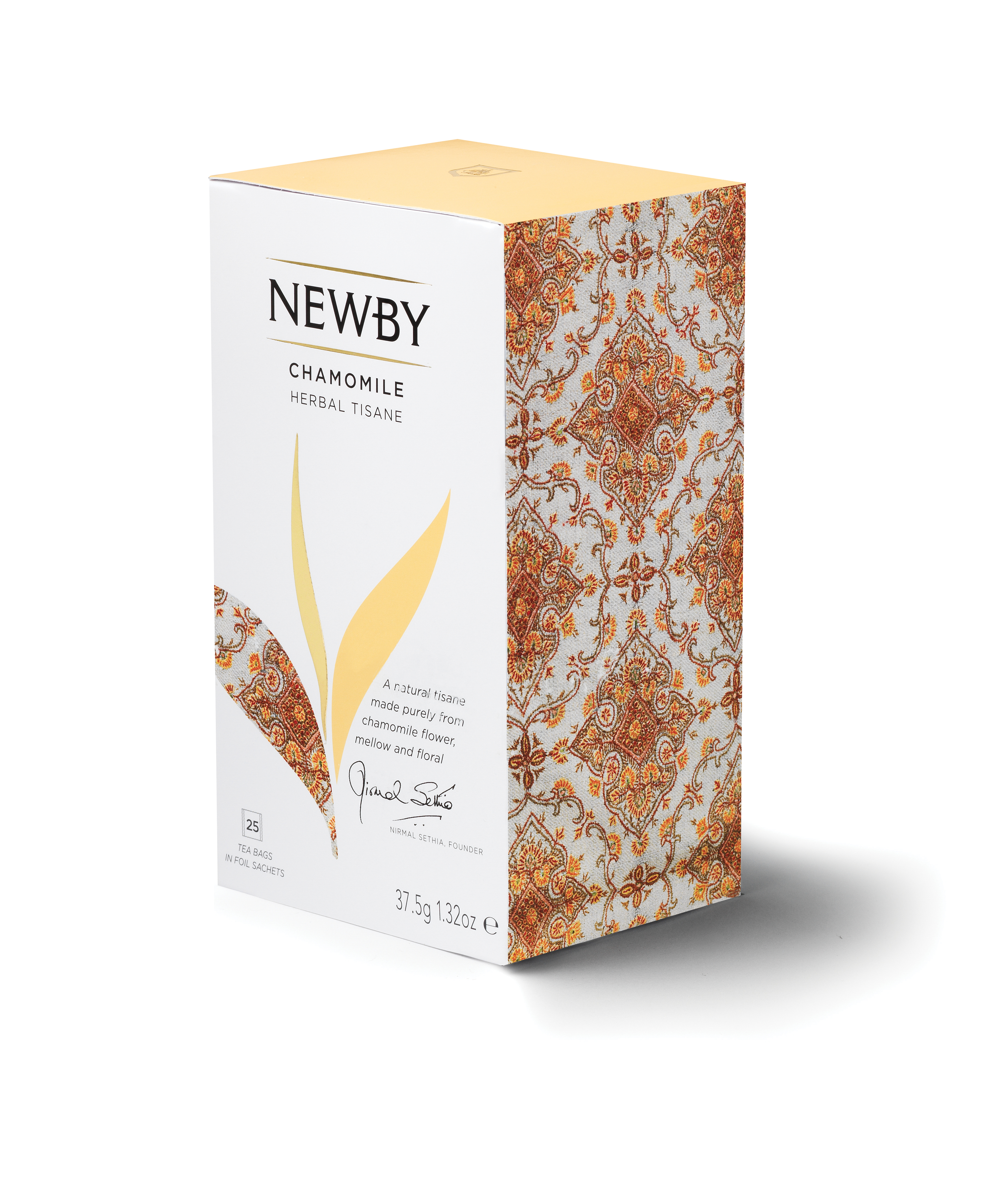 Чай в пакетиках Newby Chamomile (Ньюби Цветы Ромашки) 25 пакетиков