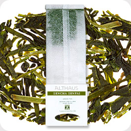 Чай в пакетиках для чайников Althaus Sencha Senpai (Сенча Сенпай) 15 пакетиков по 4 г
